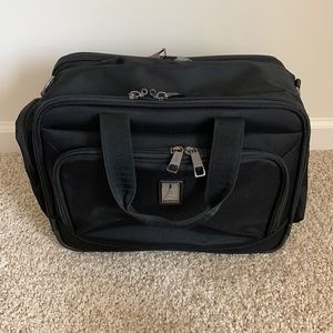 Travel pro carry on flight tote in black.